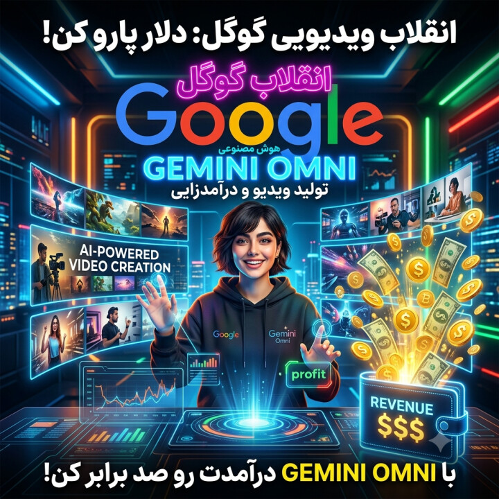 آموزش ساخت ویدیو با هوش مصنوعی Gemini Omni